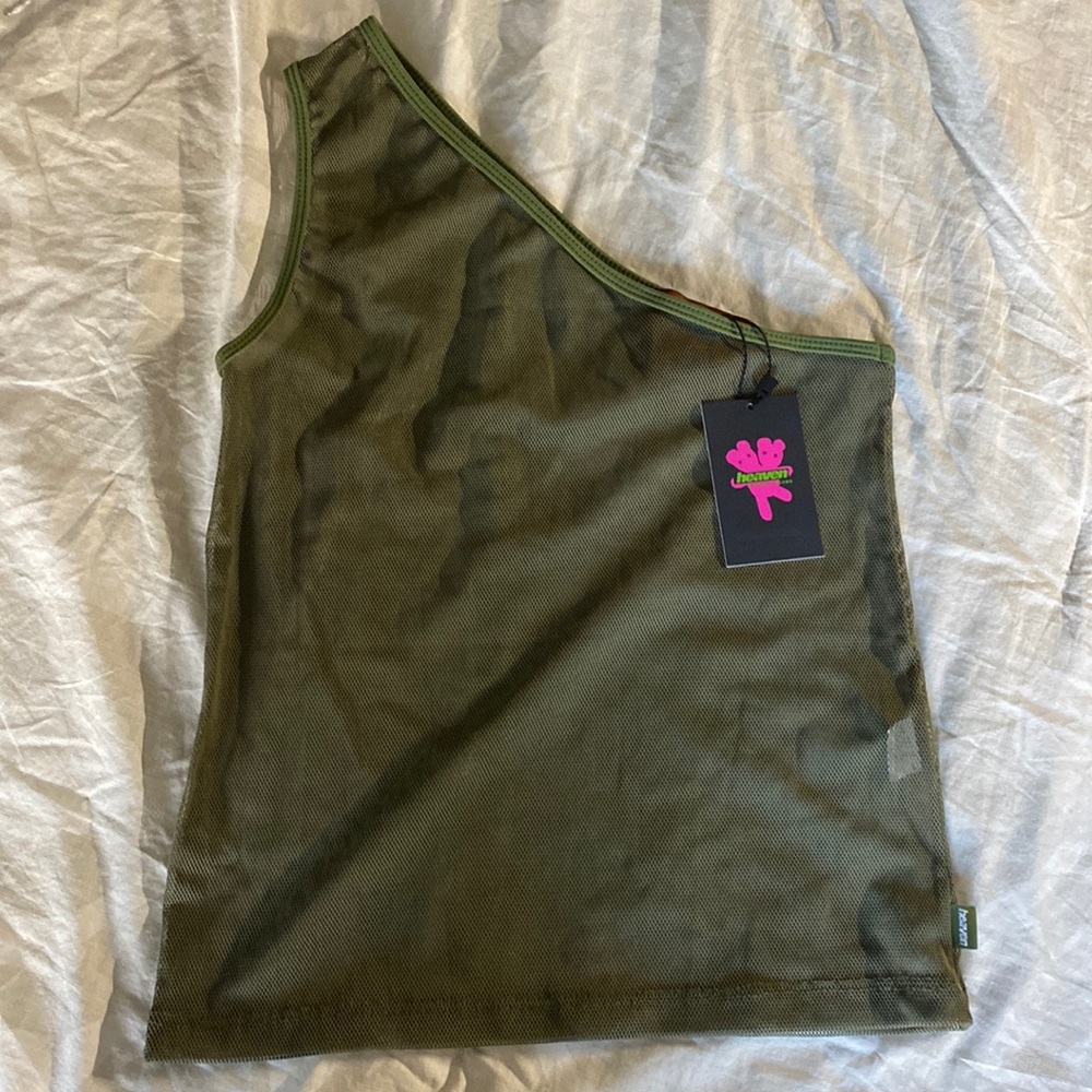 heaven by marc jacobs mesh unisleeve tank